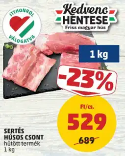 PENNY Kedvenc Hentese Sertes Husos Csonthutoott termek ajánlat
