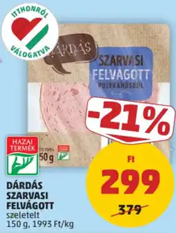 PENNY Dárdás szarvasi felvágott ajánlat
