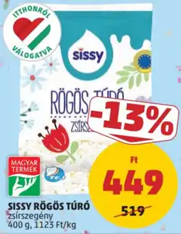 PENNY Sissy rögös túró ajánlat
