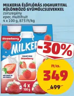PENNY Milkeria élőflórás joghurtital ajánlat