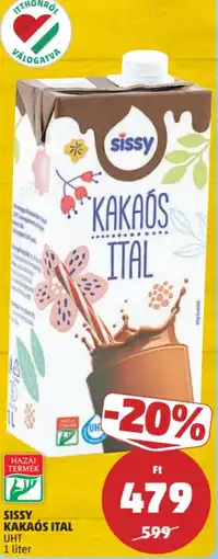 PENNY Sissy kakaós ital ajánlat