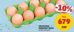 PENNY Mélyalmos dobozolt tojás ajánlat