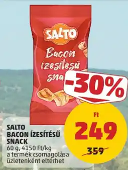 PENNY Salto bacon ízesítésű snack ajánlat