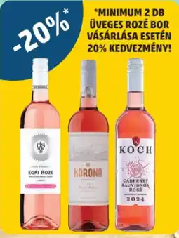 PENNY Üveges rozé bor ajánlat