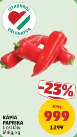 PENNY Kápia paprika ajánlat
