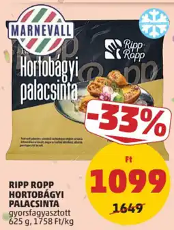 PENNY Ripp Ropp hortobágyi palacsinta ajánlat