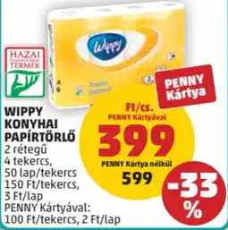 PENNY Wippy konyhai papírtörlő ajánlat