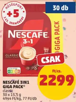 PENNY Nescafe 3in1 classic ajánlat