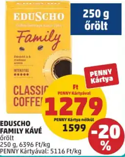 PENNY Eduscho family kávé ajánlat