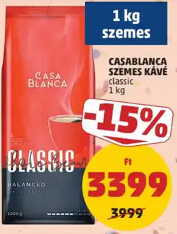 PENNY Casa Blanca szemes kávé classic ajánlat