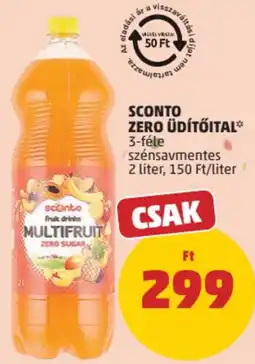 PENNY Sconto multifruit zero sugar ajánlat