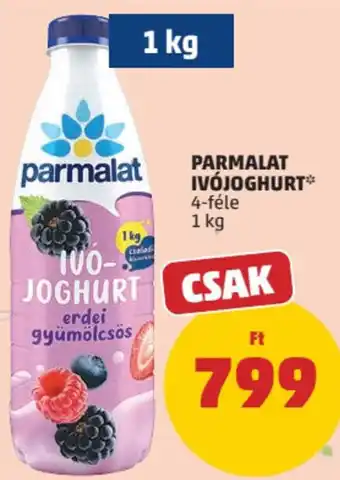 PENNY Parmalat ivójoghurt ajánlat
