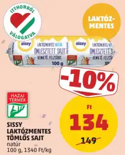 PENNY Sissy laktózmentes tömlős sajt ajánlat