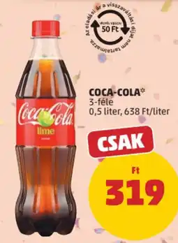 PENNY Coca-Cola lime ajánlat