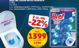 PENNY Bref wc color aktiv triopack ajánlat