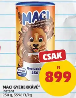 PENNY Maci gyerekkávé ajánlat