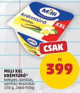 PENNY Milli krémtúró ajánlat