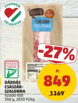 PENNY Dárdás császár-szalonna ajánlat