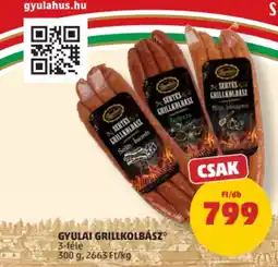 PENNY Gyulai grillkolbász ajánlat