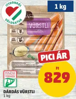 PENNY Dárdás vürstli ajánlat