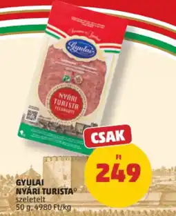 PENNY Gyulai nyári turista ajánlat