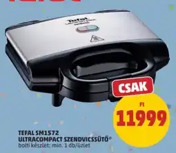 PENNY Tefal ultracompact szendvicssütő ajánlat