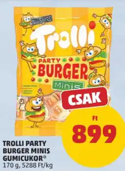 PENNY Trolli party burger minis ajánlat