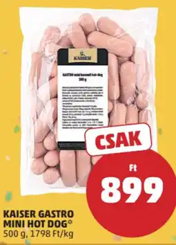 PENNY Kaiser gastro mini hot dog ajánlat