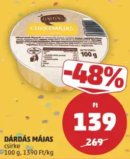 PENNY Dárdás májas csirke ajánlat