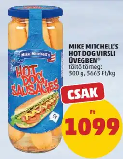 PENNY Mike Mitchell's hot dog sausages ajánlat