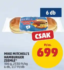 PENNY Mike Mitchell's hamburger zsemle ajánlat