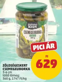 PENNY Zöldségeskert csemegeuborka ajánlat