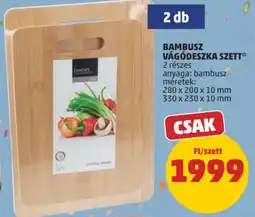 PENNY Excaltare bambusz vágódeszka szett ajánlat