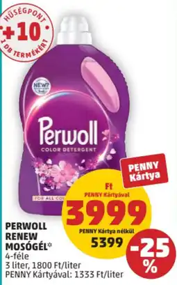 PENNY Perwoll renew mosógél ajánlat