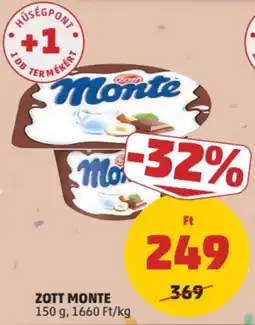 PENNY Zott monte ajánlat