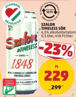 PENNY Szalon timeless sör ajánlat