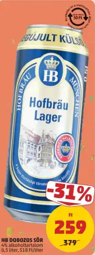 PENNY Hofbräu Lager ajánlat
