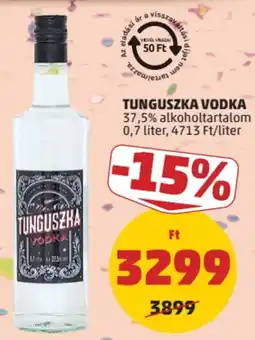PENNY Tunguszka vodka ajánlat