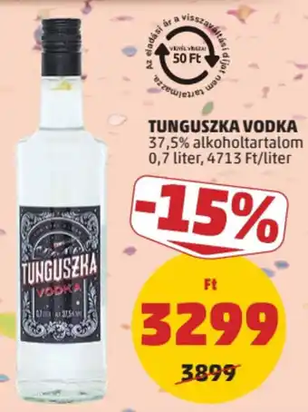 PENNY Tunguszka vodka ajánlat