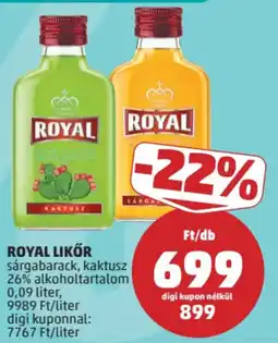 PENNY Royal likőr ajánlat