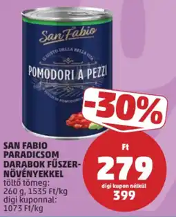 PENNY San Fabio paradicsom darabok fűszer-növényekkel ajánlat