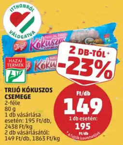PENNY Trijó kókuszos csemege ajánlat