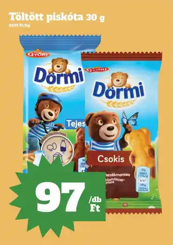 Vil-For Dörmi töltött piskóta ajánlat
