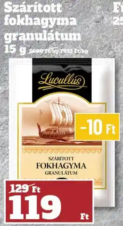 Vil-For Lucullus szárított fokhagyma granulátum ajánlat