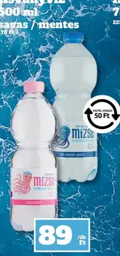 Vil-For mizse természetes ásványvíz ajánlat