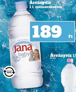 Vil-For Jana ásványvíz ajánlat