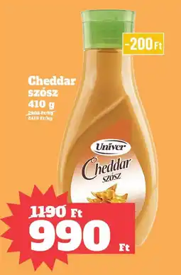 Vil-For Univer cheddar szósz ajánlat