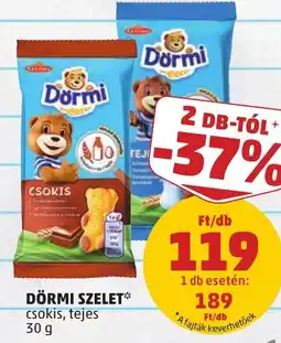 PENNY Dörmi szelet csokis, tejes ajánlat