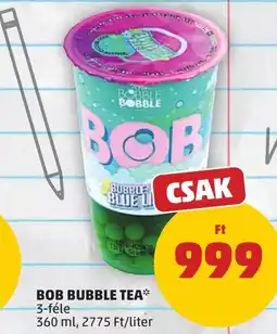 PENNY Bob bubble tea ajánlat