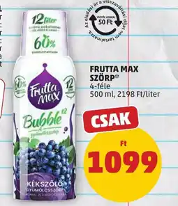 PENNY Frutta Max Bubble gyümölcsszörp ajánlat